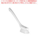 【まとめ買い10個セット品】ヴァイカン ロングハンドルブラシ スリム 4185 ホワイト【ECJ】