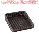 【まとめ買い10個セット品】樹脂製ディスプレイバスケット 傾斜型 30型 40号 ダークブラウン【ECJ】