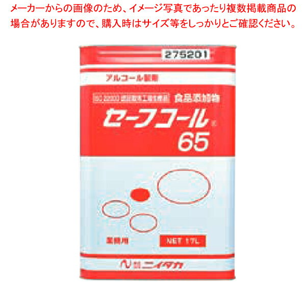 【まとめ買い10個セット品】セーフコール65 17L (アルコール除菌・制菌剤)【ECJ】