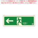 避難口誘導標識ステッカー(中輝度蓄光式) TSN802【ECJ】