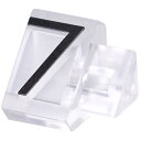 ニュープライスキューブ補充用単品L用 透明/黒文字 7【ECJ】