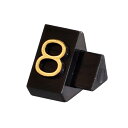 ニュープライスキューブ補充用単品M用 黒/金文字 8【ECJ】