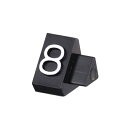 ニュープライスキューブ補充用単品M用 黒/白文字 8【ECJ】