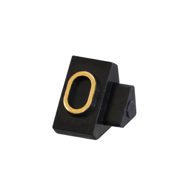 ニュープライスキューブ補充用単品S用 黒/金文字 0【ECJ】