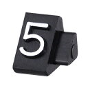 ニュープライスキューブ補充用単品S用 黒/白文字 5【ECJ】