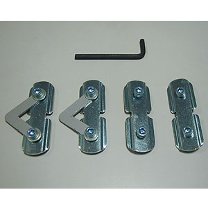 ブルーバナー連結金具(ストレート型4ケ入)【ECJ】