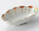【まとめ買い10個セット品】和食器 ウ014-078 錦瓔珞楕円刺身【キャンセル/返品不可】【ECJ】