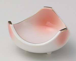 【まとめ買い10個セット品】和食器 ミ017-418 ピンク三ツ切千代口【キャンセル/返品不可】【ECJ】