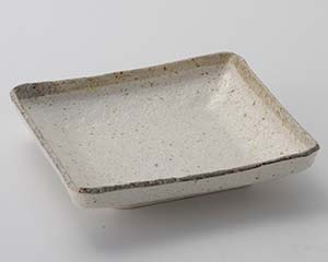 【まとめ買い10個セット品】和食器 ミ023-378 白唐津深口正角皿【キャンセル/返品不可】【ECJ】