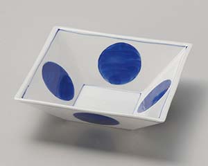 和食器 オ033-068 ダミ丸紋角向付【ECJ】