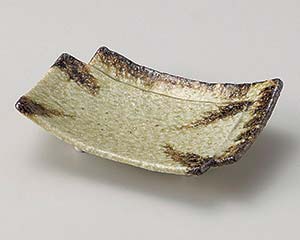 【まとめ買い10個セット品】和食器 ミ036-088 灰釉井桁向付【キャンセル/返品不可】【ECJ】
