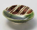 【まとめ買い10個セット品】和食器 ネ029-018 手描き織部十草たわみ取り鉢【キャンセル/返品不可】【ECJ】