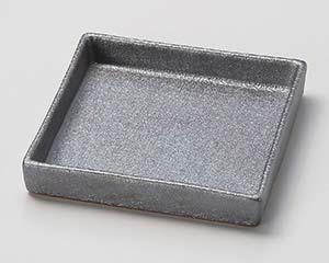 【まとめ買い10個セット品】和食器 ホ038-188 赤銀彩15cm切立正角皿【キャンセル/返品不可】【ECJ】