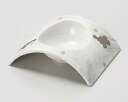 【まとめ買い10個セット品】和食器 ツ047-228 白志野ぶどうアーチ型珍味【キャンセル/返品不可】【ECJ】