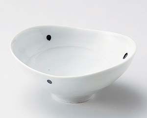 【まとめ買い10個セット品】和食器 ヨ049-078 朝つゆ6.5楕円鉢【キャンセル/返品不可】【ECJ】