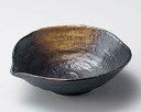 【まとめ買い10個セット品】和食器 イ049-228 黒備前片口煮物鉢【キャンセル/返品不可】【ECJ】