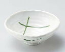 和食器 ミ052-288 白釉織部流し5.0ケズリ鉢【ECJ】
