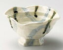 【まとめ買い10個セット品】和食器 ミ034-068 呉須織部遊び変形高台小鉢【キャンセル/返品不可】【ECJ】