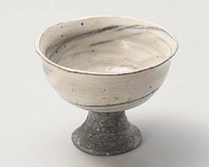 【まとめ買い10個セット品】和食器 メ054-238 白刷毛目高台小鉢【キャンセル/返品不可】【ECJ】