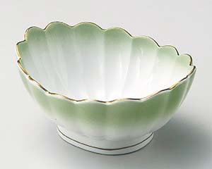 【まとめ買い10個セット品】和食器 ア056-208 金彩ヒワ吹き菊型小鉢【キャンセル/返品不可】【ECJ】