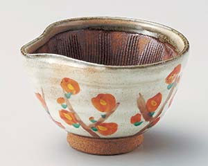 【まとめ買い10個セット品】和食器 ミ057-238 粉引紅梅姫すり鉢【キャンセル/返品不可】【ECJ】