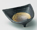 【まとめ買い10個セット品】和食器 ネ058-128 黒釉満月三角小鉢【キャンセル/返品不可】【ECJ】