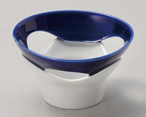 【まとめ買い10個セット品】和食器 ミ059-078 ルリ釉穴ヌキ小鉢【キャンセル/返品不可】【ECJ】