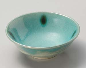 【まとめ買い10個セット品】和食器 メ062-078 トルコ青4.6丸鉢【キャンセル/返品不可】【ECJ】