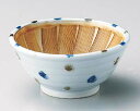 和食器 ロ064-328 水玉3.8深口スリ鉢【ECJ】