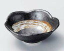 和食器 ホ067-188 白刷毛黒ひとはな小鉢【ECJ】