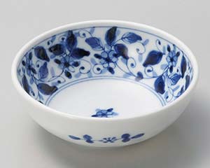 【まとめ買い10個セット品】和食器 キ067-058 染付彩華4.0小鉢【キャンセル/返品不可】【ECJ】