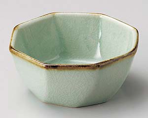 【まとめ買い10個セット品】和食器 ト070-518 翠玉八角小鉢(中)【キャンセル/返品不可】【ECJ】