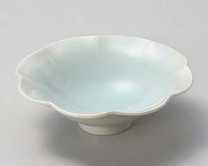 【まとめ買い10個セット品】和食器 ミ071-508 青磁 輪花 4.0鉢【キャンセル/返品不可】【ECJ】