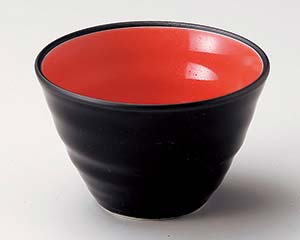 【まとめ買い10個セット品】和食器 ハ072-048 朱天目デザート碗【キャンセル/返品不可】【ECJ】