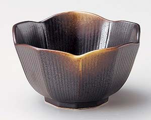 【まとめ買い10個セット品】和食器 ホ072-218 焼しめ十角小鉢(小)【キャンセル/返品不可】【ECJ】