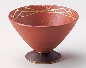 【まとめ買い10個セット品】和食器 ツ075-138 赤化粧金ライン3.3小付【キャンセル/返品不可】【ECJ】