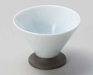 【まとめ買い10個セット品】和食器 ホ075-238 青磁高台デザートカップ【キャンセル/返品不可】【ECJ】