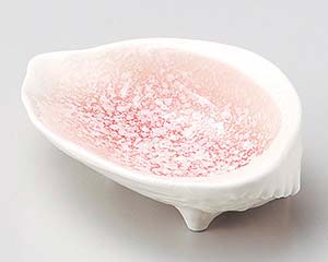 【まとめ買い10個セット品】和食器 ウ076-028 ピンク貝型小付【キャンセル/返品不可】【ECJ】