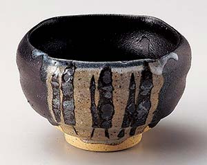【まとめ買い10個セット品】和食器 ミ076-228 黒織部括り手四方押【キャンセル/返品不可】【ECJ】