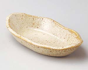 【まとめ買い10個セット品】和食器 ネ079-288 うす茶うのふ長小皿【キャンセル/返品不可】【ECJ】
