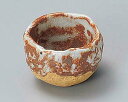 和食器 ミ085-488 手造り赤志野つぼ型珍味(大)【ECJ】