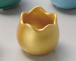 【まとめ買い10個セット品】和食器 ウ084-078 内外金彩つぼつぼ小付(大)【キャンセル/返品不可】【ECJ】