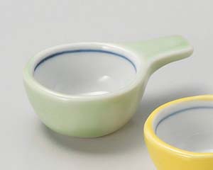 【まとめ買い10個セット品】和食器 ミ090-318 ヒワ釉手付丸珍味【キャンセル/返品不可】【ECJ】