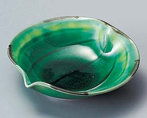 【まとめ買い10個セット品】和食器 カ098-208 緑釉黄流山帰来小鉢【キャンセル/返品不可】【ECJ】