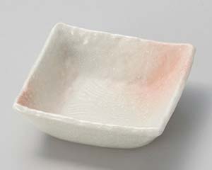 【まとめ買い10個セット品】和食器 ト101-278 桜吹クシ目 松花堂角鉢【キャンセル/返品不可】【ECJ】