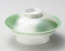 【まとめ買い10個セット品】和食器 キ102-028 ヒワグリーンラスター平蓋向【キャンセル/返品不可】【ECJ】