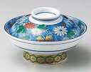 【まとめ買い10個セット品】和食器 ツ103-068 染錦あけぼの菊蓋向(小)【キャンセル/返品不可】【ECJ】