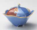 【まとめ買い10個セット品】和食器 オ105-018 青釉大江戸角蓋付鉢【キャンセル/返品不可】【ECJ】