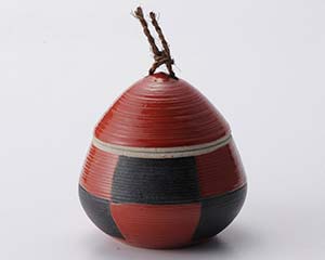 【まとめ買い10個セット品】和食器 ミ111-248 赤市松クリむし碗(小)【キャンセル/返品不可】【ECJ】