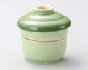 【まとめ買い10個セット品】和食器 ロ115-138 緑彩金筋むし碗【キャンセル/返品不可】【ECJ】